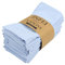 INFEI Serviettes de Table en Tissu de Couleur Unie, Lot de 12 (16,9 x 16,9 Pouces), Serviette de Table de Cuisine en Coton réutilisable, pour Les fêtes, l’hôtel et la Maison (Bleu Ciel)