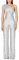 shownicer Jumpsuit Damen Pailletten Jumpsuit Eine Schulter Elegant Overall Sommer Ärmellos Einteiler Lang Overall Hosenanzug Hohe Taille Romper A Silber XL