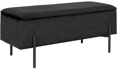 House Collection Sitzbank Ylwa, Samt, Schwarz