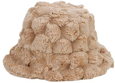 Wintermütze Warmer Sonnenhut Damen Hut Winter Weiche Fischerhut Mädchen Winter Appa Bucket Hat Fischerhut Herren Damen Fischerhut für Damen Herren Baumwolle Buckethut Winter Faux Fluffy Bucket Hats