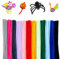 200 Stück Pfeifenreiniger Set, Bunt Pfeifenreiniger Chenilledraht 6mm*30 cm, Pfeifenputzerdraht für DIY Craft Projekte Chenilledraht Biegeplüsch zum Basteln und Dekorieren Pipe cleaners 12 Farben
