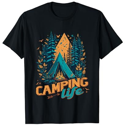 Camping Life Lustig Camping Liebhaber Camp Life RV Männer Frauen T-Shirt
