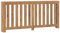 vidaXL Radiator Cover Heater Shelf - Artisian Oak Engineered Wood - Modern Slatted Design, Easy-to-Clean Surface, 175 x 20 x 82 cm