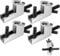 Brake Line Clamp, Hose Pinch Clamp Pliers Metal Brake Line Clamp Suitable for Flexible Hoses Fuel Hoses Gas Lines Brake Hoses Radiator Hoses Suit for Hose Diameters up to 1 Inch(4 pack)