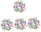 ibasenice 40 Stk Einhorn-Foto-Requisite Stirnband DIY-Horn Spielzeugkuchen Hörner Reize Einhorn-Horn-Partygeschenk Regenbogenhorn Topper einhorn kopfschmuck Cosplay-Versorgung Einhornhorn