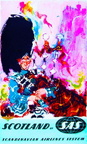 Metallschild Schottland Dudelsäcke Schottischer Kilt Vintage Europäische Reise Blechschild Vintages Nostalgie Blechschild Vintage Metall Poster Für Office Badezimmer Küche 30x40cm