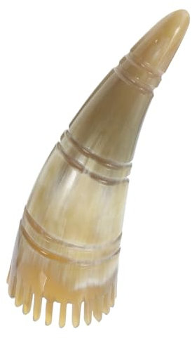 Pettine Da Massaggio Chiarificatore Raschiare Setola Rottame Pettine Levigante Spazzola Per Asciugacapelli Spazzola Per Scrubber Massaggiatore Tenuto Forfora Khaki Corna Generico