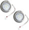 SPARES2GO LED Light for Beko 70mm Cooker Hood Extractor Vent Lamp Bulb Units (Pack of 2, Silver, 1.5W, 12V DC)