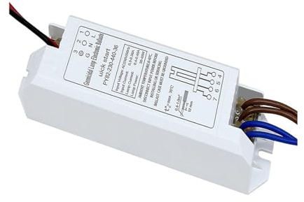 ZMZYELPECB Ballast elettronici universali for Tubo Lampada UV 4-18W 24W 36W 55W Lampada germicida Ultravioletta luci sterilizzanti UVC AC220V(24W)