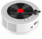 Lecteur CD radio FM portable rétro avec haut-parleur, prise en charge AUX/USB/TF, batterie 1500 mAh, 11,5 x 11,5 x 5 cm