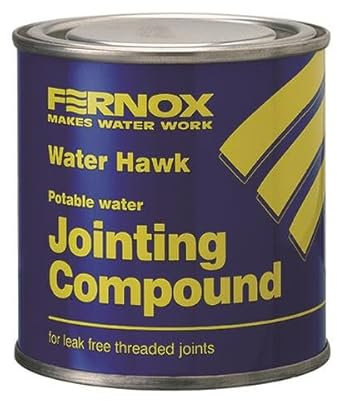 LavaTap – Fernox Water Hawk 400 g Jointing Compound, WRAS Approved Leak Sealer & Water Sealant for Plumbing, Gas Lines & Potable Water – Professional Non-Toxic Plumbers Paste & Pipe Thread Sealant