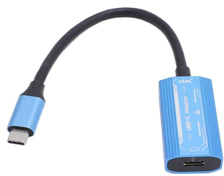 PUSOKEI USB-C zu Brillen und Ladeadapter, Gleichzeitig Aufladen und Spielend, USB C Bis AR/XR Smart Gläses Adapter, PD3.0 100W 4K 60 Hz für Steam Deck Smartphones Projectors PCs PCs