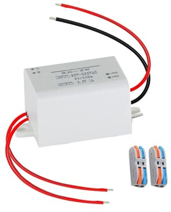 eufeifeiegds AC-DC-Stromversorgungsmodul AC110V 220V 230V zu DC 3V 5V 9V 12V 15V 24V Mini-Buck-Konverter 3W Led Isolierte Spannung Stabilisiert(15V 0.2A)
