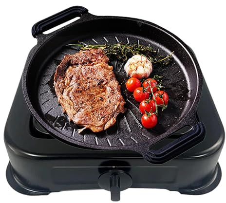 Dioeazh Campingkocher - Kompakter Einzelner Outdoor Kocher Zum Kochen | Hocheffizienter Brenner Für Haushalt Garten Fest Picknick,Geeignet Für Campingkocher Barbecue Partykochfeld