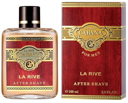 LA RIVE Cabana After Shave für Herren 100 ml – Klassisches Aftershave mit Kardamom, Eukalyptus, Lavendel – Beruhigende Pflege nach der Rasur, maskulin, würzig-frisch, eleganter Herrenduft