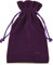 | 5 Samtsäckchen - 30x20 cm - Samtbeutel, Geschenkbeutel, Stoffbeutel, Nikolaus, Weihnachten, Advent, Dekoration (Violett)