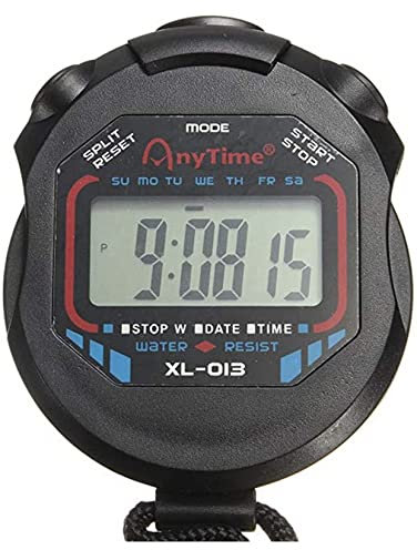 Faviye Multifonction Chronomètre de Sport Portable Digital Minuterie de Poche pour Les entraîneurs et arbitres
