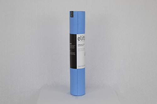 Aeromat Elite Yoga-/Pilatesmatte, 5 mm dick, 61 x 183 cm, für Yoga- oder Pilatesübungen, allgemeine Übungen, Celeste