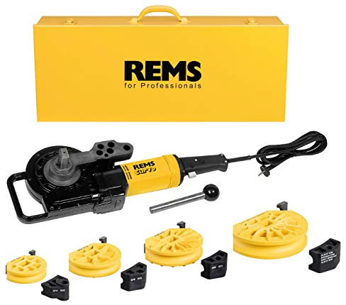 Curvo Set 14-16-18-22-28 Elektrische Universal-Rohrbiegmaschine mit Koffer aus Stahl, 30 x 5 x 25 cm, gelb