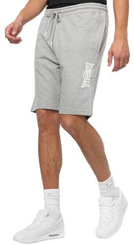 Lonsdale Herren Shorts Normale Passform FRINGFORD | Seitentaschen, verstellbarer Kordelzug in der Taille, leichte und bequeme Shorts für das Training, auf Reisen und im Alltag