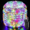 GlobaLink 50M LED Lichtschlauch, 1000er LED Weihnachtsbeleuchtung Außen Strom IP65 Wasserdicht, Schlauch Lichterkette PVC-Draht 8 Modi für Innen Außen Garten Hochzeit Party Weihnachten Deko - Bunt