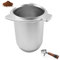 Tasse doseuse expresso 54 mm en aluminium pour porte-filtre Sage Delonghi Breville Argenté