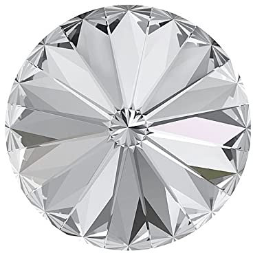 2 stk SWAROVSKI CRYSTALS Stones Rivoli 1122 Chaton, 14 mm Crystal F (Swarovski-Kristalle Steine Rivoli 1122 Chaton Kristall)