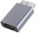 PremiumCord Adapter USB-C auf USB 3.0 Micro B, Buchse auf Stecker, Super-Speed ​​5 Gbit/s, Aluminium, Farbe: Space Grau