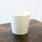 SMPLY. Macetero Decorativo de Cerámica Redondo para Plantas Interior y Exterior Ideal para Terrazas y Jardínes 10 X 10 cm Blanco