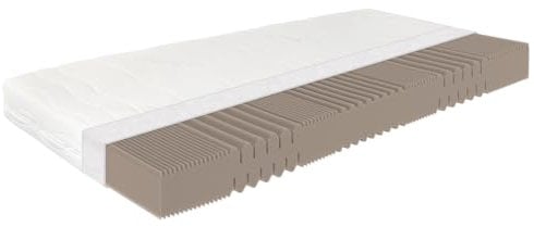 BeCo Matratze, Active Greenfirst, 160 x 200 cm, H3, Komfortschaum, Oeko-TEX Standard 100, Testsieger in Haus & Garten: SEHR GUT 1,4 (Heft 05/2019), Made in Germany, 100 Nächte Testschlafen