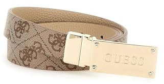 GUESS Damen-Wendegürtel Art BW7796 VIN25 P-E 23 Farbe und Größe wählbar, Latte Logo/Khaki, Large