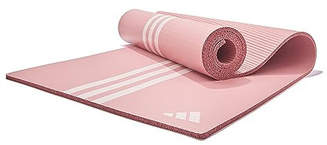 adidas Unisex-Adult ADYG-10210PK Yoga Mat-10mm-Hazy, Hzay Rose