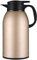 SOVORM Caffettiera Italiana Moka, Caffettiere, Acciaio Inossidabile, Caffettiera Con Isolamento Sottovuoto, Adatta Per Piano Cottura A Induzione (Rosso, 1,8 L) (Oro 2,2 L) The New