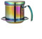 Vietnamese Coffee Filter, Stainless Steel Coffee Moka Dripper Pot, Coffee Dripper Filter, Reusable Coffee Filter, Coffee Filter Set(Rainbow)