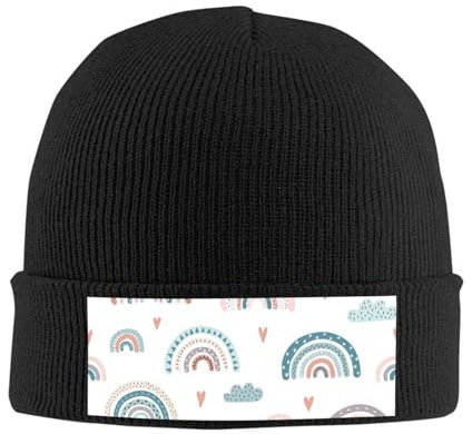 Gorro De Punto,Sombrero De Invierno Unisex Gorros De Invierno Gorros De Punto Suave Gorro Cálido Gorros De Esquí,Jack Russell Terrier Cactus Menta Lindo Perro Jack Russell