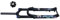 FukkeR Mountainbike-Federgabel, 70 cm, 73,7 cm, Luftaufsaugung, Vorderradgabel, Laufschaft, 15 x 100 mm, gerades Rohr, 160 mm, Scheibenbremse, A-Säule (Farbe: schwarz, manuell, Größe: 73,7 cm)