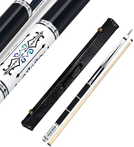 pool cue stick 1 pezzo di acero canadese, le buone stecche da biliardo fatte a mano progettate per le mazze da biliardo PIOKUHB 240307(Color:B-Rod box,Size:)