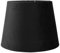 Stoff-Lampenschirm, klein, konisch, Ersatz-Lampenschirm, Stoff-Lampenschirm, Lampenschirme für Tischlampen E27 E14 (Schwarz)