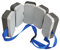 Schwimmgürtel für Erwachsene und Kinder, Einstellbare Nylon Schwimmgurt mit 5-Block, Schaumgürtel Schwimmhilfe Gürtel, Aqua Jogging Gürtel Schwimmlernhilfe für Wassergymnastik Wassersport (Grau)