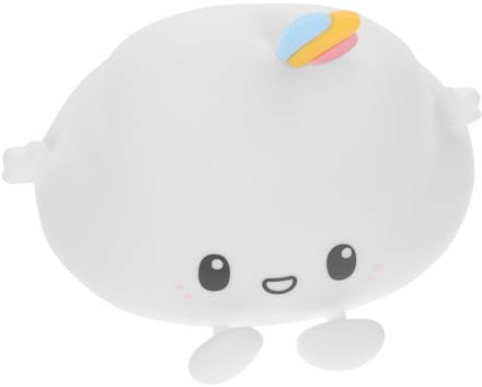 NUOBESTY Nachtlicht Aus Silikon Für Junge Mädchen Mit Batteriebetrieb Mit Cartoon-tier-design Bruchsichere Und Angenehme Beleuchtung Für Nachttisch