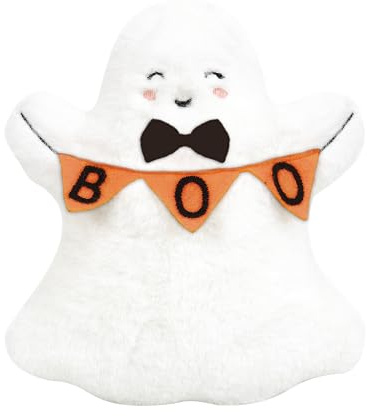 MON AMI Charming Ghost Plushie - 20,3 cm Boogie Halloween Ghost Stofftier für Kinder, Jungen & Mädchen | Gruseliges Plüschtier für Halloween Dekor Prop | Ideales festliches Geschenk für Süßes oder