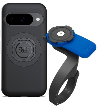Quad Lock Out Front Handlebar Bike Phone Mount (V3) with MAG Phone Case for Google Pixel 10/10 Pro