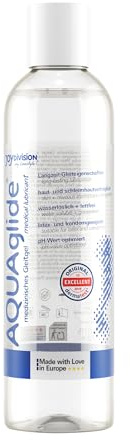 JOYDIVISION AQUAglide Natural 300ml – Premium Gleitgel auf Wasserbasis | Frei von Duftstoffen, Farbstoffen & Parabenen | kompatibel mit Latex