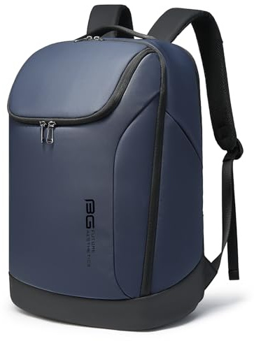 BANGE Business Smart Backpack Waterproof fit 15.6 Inch Laptop Backpack with USB Charging Port,Travel Durable Backpack, Blue(no Charge Port), L, Fashion