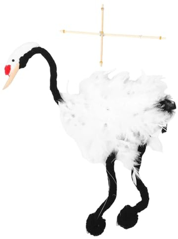 Marionette Puppe - Weicher Plüsch Vogel Mit Holz Fadenführung, Handgefertigte Ziehschnur Puppe | Interaktives Pädagogisches Spielzeug Für Kasperletheater Rollenspiel Kinder