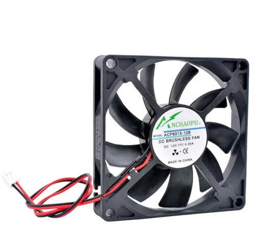 ACP8015 8cm 80mm fan 80x80x15mm DC5V 12V 24V 2pin cooling fan for router chassis power supply charger inverter(5V Sleeve)