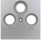 REV 0208642306 Studio, Abdeckung Antennendose (TV/SAT/RF), platin