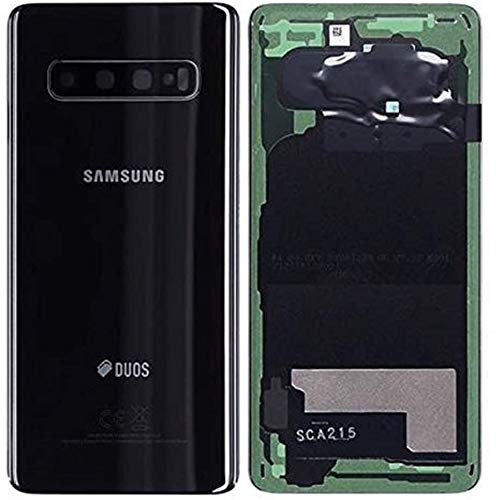 Original Samsung Akkudeckel für Samsung Galaxy S10 DUOS G973F Prism Black/Schwarz Backcover Akkufachdeckel Batterieabdeckung