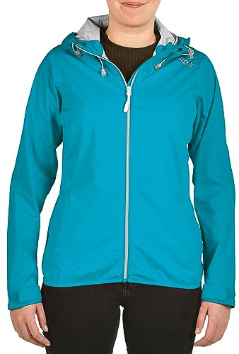 PRO-X elements Damen Regenjacke Davina I Ultraleichte Damen Funktionsjacke mit Kapuze & Taschen I Atmungsaktive, Wasser- & Winddichte Outdoorjacke