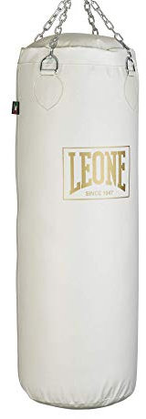 LEONE 1947 Vintage Trainingssack, braun, 30 kg (weiß)